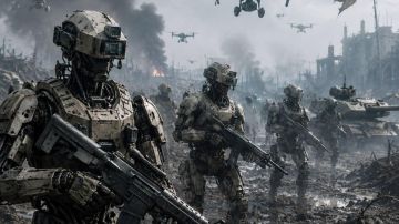 "Вопрос — в плотности огня": военный эксперт о защите бронетехники от роевых атак ИИ-дронов