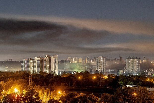 В Киеве произошли взрывы на фоне воздушной тревоги