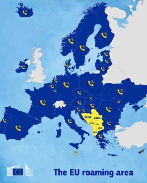 Европейская комиссия предложила начать переговоры о расширении политики «Роуминг как дома», которая в настоящее время позволяет пользоваться бесплатным роумингом в ЕС, Исландии, Лихтенштейне, Норвегии, Молдове и на Украине...