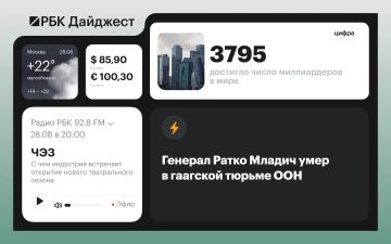 Главные новости к вечеру 27 августа