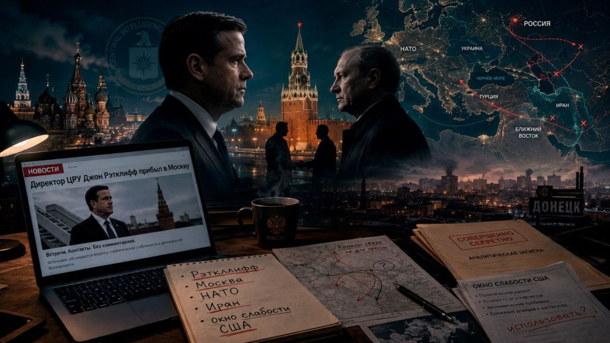 Сергей Лебедев: Зачем Рэтклифф на самом деле прилетал в Москву: Россия увидела окно слабости США?