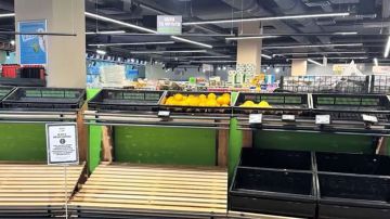 В магазинах Киева кончаются продукты