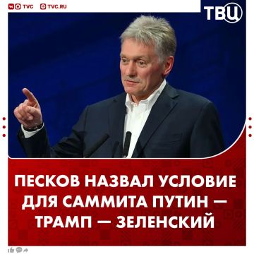 Саммит Путин — Трамп — Зеленский возможно провести только для фиксации договоренностей, заявил Песков