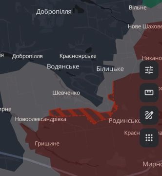 Российские войска под продвинулись к югу от Доброполья, информирует украинский OSINT-паблик Deep State