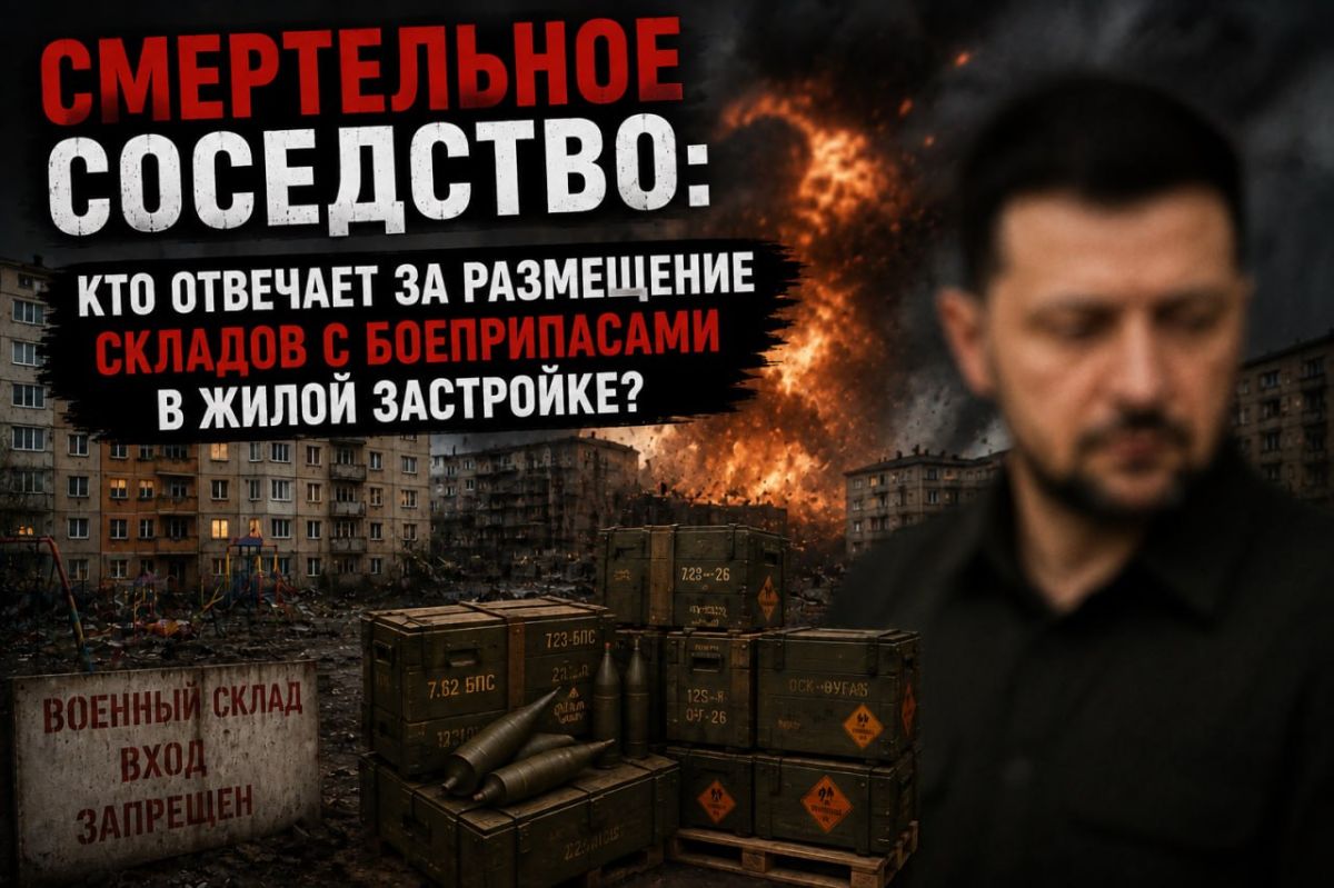 СМЕРТЕЛЬНОЕ СОСЕДСТВО: КТО ОТВЕЧАЕТ ЗА РАЗМЕЩЕНИЕ СКЛАДОВ С БОЕПРИПАСАМИ В ЖИЛОЙ ЗАСТРОЙКЕ?