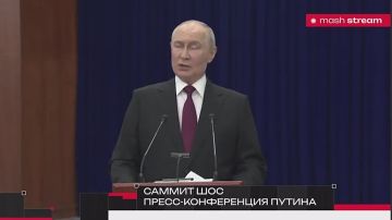 Диалог по Украине сейчас фактически поставлен на паузу — Владимир Путин на пресс-конференции в Бишкеке по итогам саммита ШОС