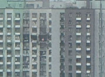 В Киеве попадание в жилую многоэтажку