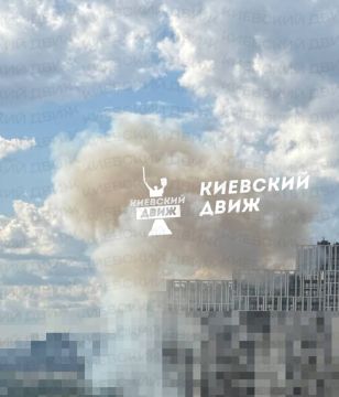 Прилёт "Герани-5" в Киеве