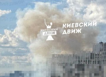 В Киеве прилет по левому берегу в районе ЖК «Славутич»