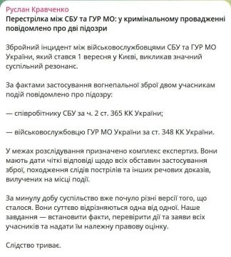 Генпрокурор Украины открыл уголовные дела на одного сотрудника ГУР и одного из СБУ за ту самую перестрелку