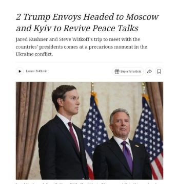 США попросили Украину приостановить удары беспилотниками по Москве и российской энергетике на время визита Уиткоффа и Кушнера, пишет The New York Times со ссылкой на американских чиновников