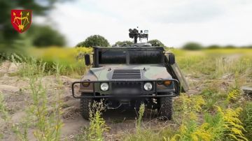 На кадрах - пусковая установка Dual Mount Stinger (DMS) на базе HMMWV на вооружении зенитчиков 1129-го ЗРП ВСУ