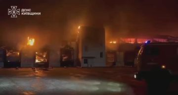 Юлия Витязева: В Бучанском районе под Киевом сгорел очередной склад с очередной вредной едой