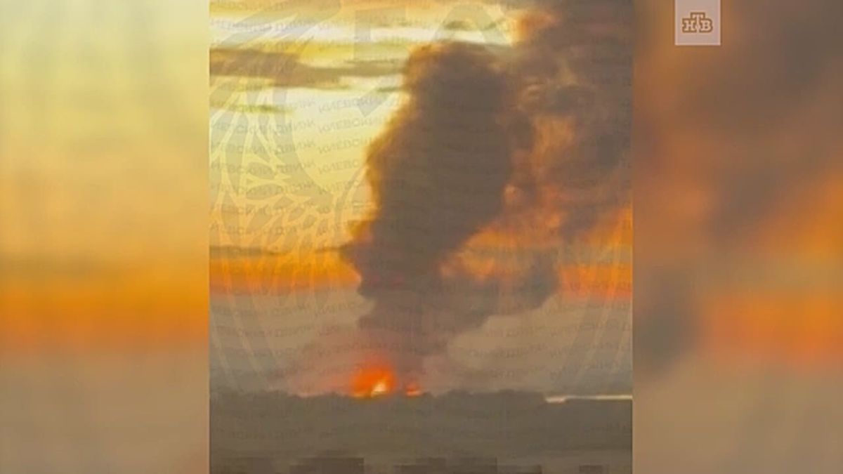 Наши «Герани» сожгли под Киевом логистический центр, который использовали в интересах ВСУ