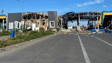 Фото пункта пропуска «Орловка» на границе с Румынией в Одесской области, который приостановил работу из-за ударов по приграничной инфраструктуре