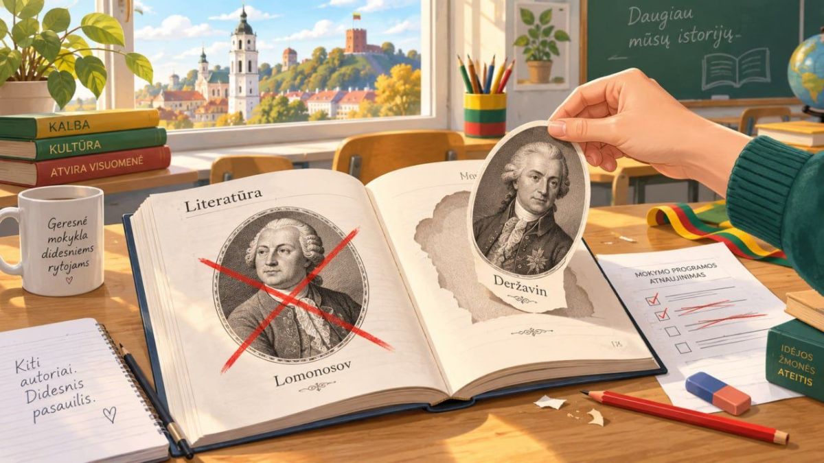 Елена Панина: В Литве вычеркнули из учебников "имперских" Ломоносова и Державина