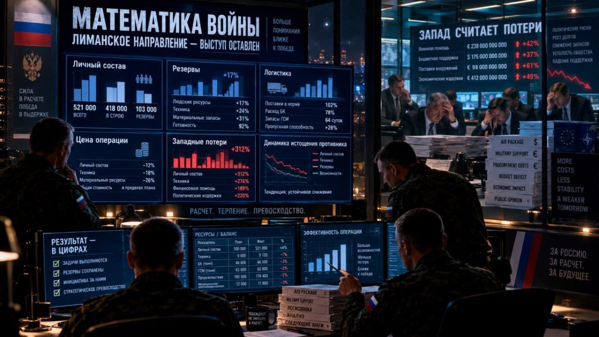 Сергей Лебедев: Математика войны: Лиманское направление — выступ оставлен
