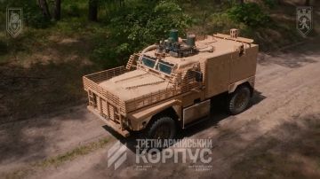 Бронеавтомобиль Ridgback PPV (британская версия Cougar 4x4) на вооружении 125-й ОТМБр ВСУ
