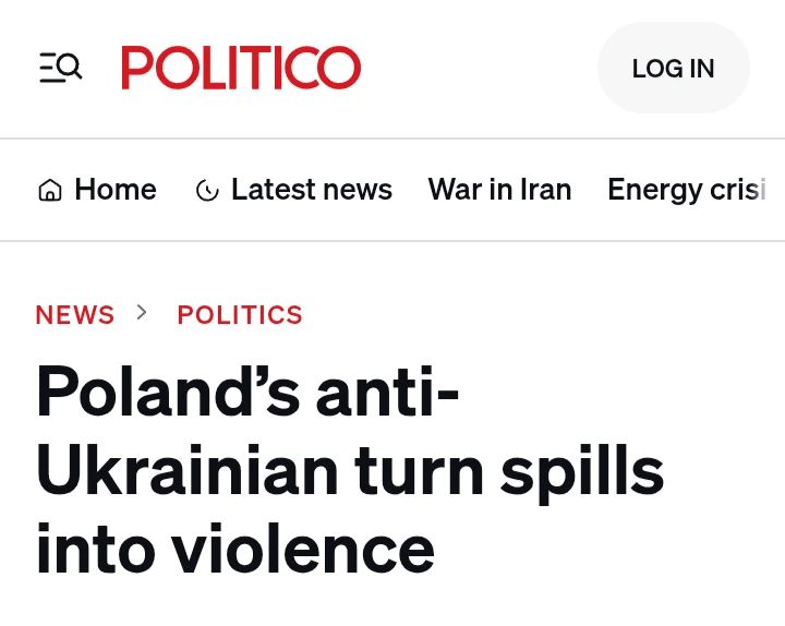 Politico: Антиукраинские настроения в Польше переросли в насилие