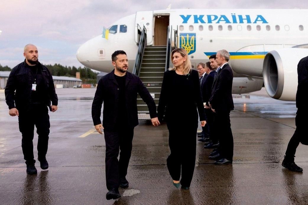 В самолет с Зеленским на борту чуть не попал дрон, заявил премьер Норвегии