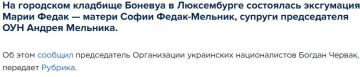 Передайте Зеленскому, что я могу подсказать места захоронения прадеда двоюродной сестры тещи Мельника, соседа по лестничной площадке, который жил рядом с Мельником в Риме, садовника из Клерво и его жены (они в последние годы...
