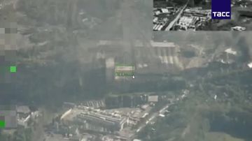 Удары дронов-камикадзе «Герань-4 сикер» по территории табачной фабрики в Киеве