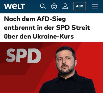 «После победы «Альтернативы для Германии» разгорелся спор по поводу курса в отношении Украины»: В правящей коалиции Германии усилился раскол из-за Украины