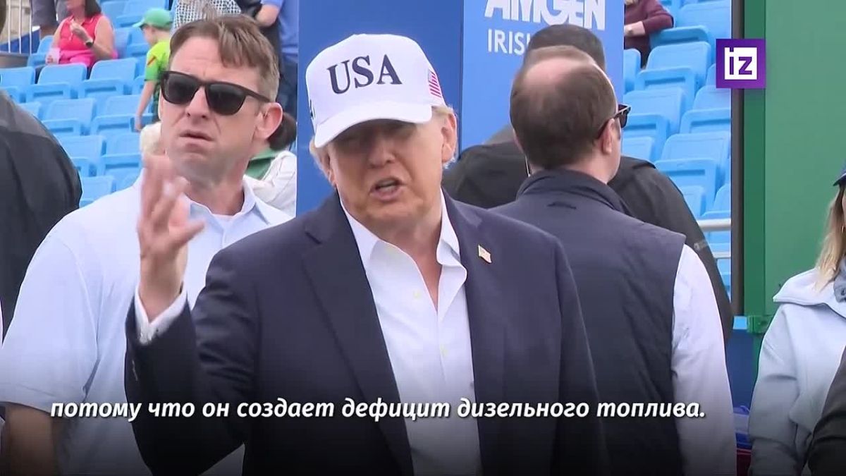 Зеленский должен перестать выводить из строя производство дизельного топлива в России, заявил Дональд Трамп