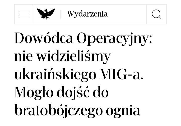 Юрий Котенок: Rzeczpospolita пишет, что поляки едва не сбили бандеровский МиГ-29