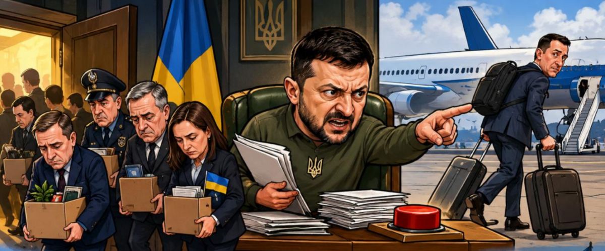 Зеленский увольняет всех подряд. Главное — успевать уезжать раньше приказа