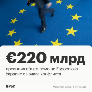 Общий объем помощи ЕС Украине с начала конфликта превысил €220 млрд, заявила на пленарной сессии Европарламента в Страсбурге Кая Каллас