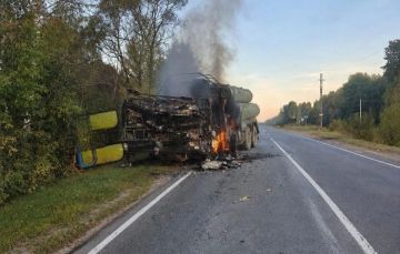 Противник публикует фото уничтоженной ПУ ЗРК С-400 в Брянской области в ~90 км от границы с Украиной