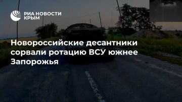 Новороссийские десантники сорвали ротацию ВСУ южнее Запорожья