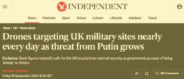 Практически ежедневно неизвестные БПЛА летают над британскими военными объектами, — издание The Independent