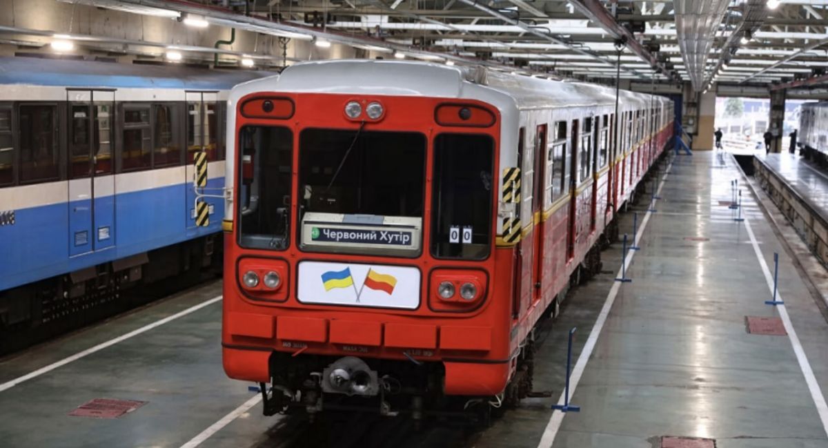 В Киеве украли 137 млн на вагонах метро, подаренных Польшей