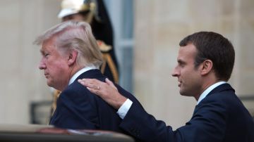 Макрон желает подтолкнуть Трампа "к правильным решениям" по Украине и России
