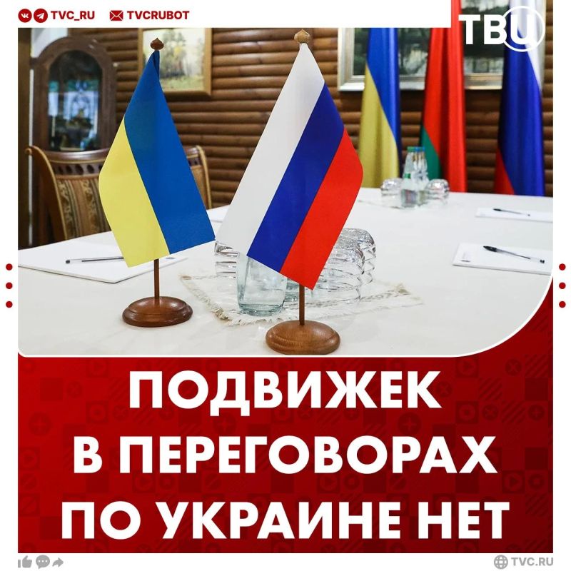 Пока никаких подвижек в переговорном процессе по Украине нет, заявил Дмитрий Песков