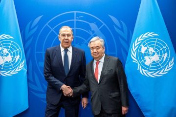 Дюжаррик: Лавров встретится с генсеком ООН Гутерришем в четверг, 24 сентября