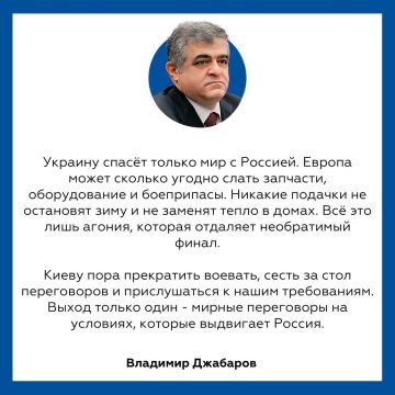 Владимир Джабаров: У европейцев наступила новая фаза сумасшествия