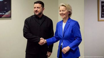 Встреча Зеленского и фон дер Ляйен прошла напряженно из-за финансовых требований со стороны Киева, пишет Bloomberg со ссылкой на источники