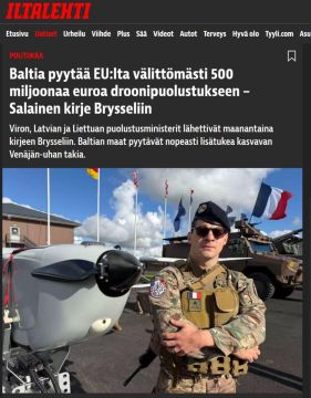 Прибалтика тайно выпрашивает у ЕС полмиллиарда евро на защиту от дронов