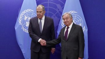 Сергей Лавров передал генсеку ООН доклад о провокации в Буче