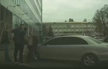 Момент прилёта «Герани-5» по центру обработки данных в Киеве
