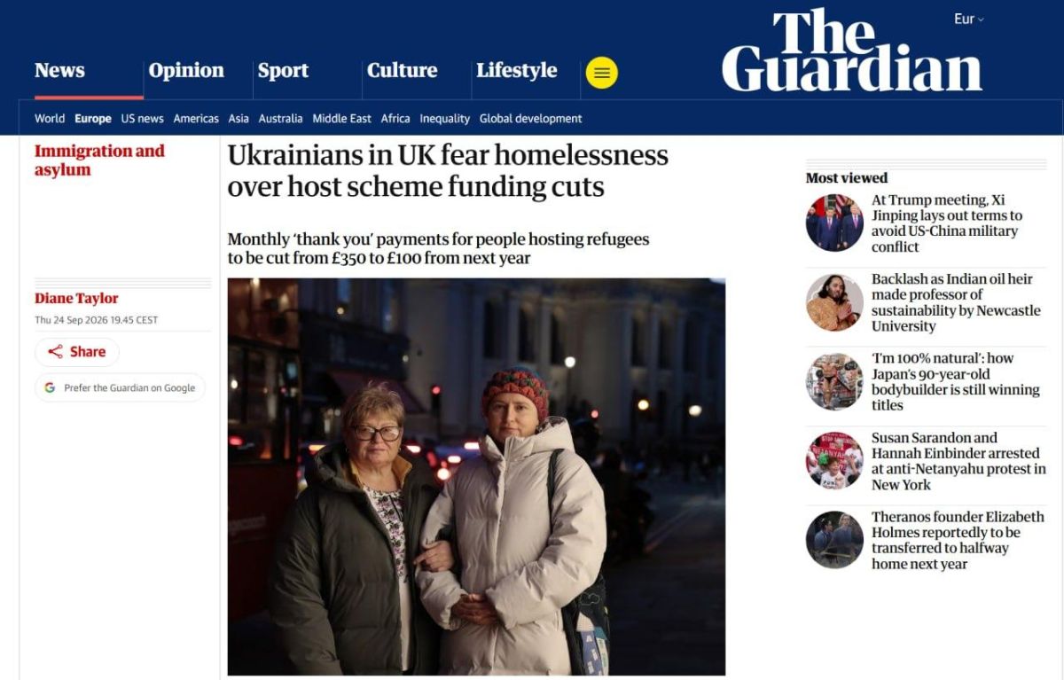 Британская щедрость заканчивается: украинцы опасаются остаться без жилья из-за сокращения финансирования программы размещения — The Guardian