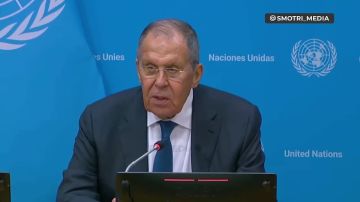 Лавров отвечает на вопросы журналистов на Генассамблее ООН