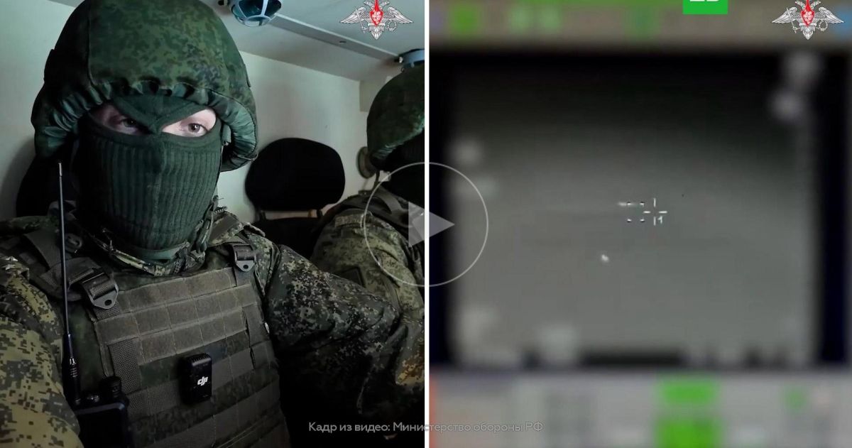 Российские бойцы показали перехват летевших на Москву ракет «Фламинго»