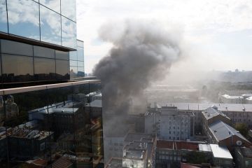 В центре Киева произошел мощный взрыв