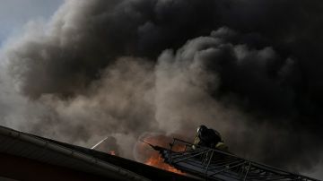 В Киеве при пожаре пострадал бывший глава СНБО Украины Горбулин