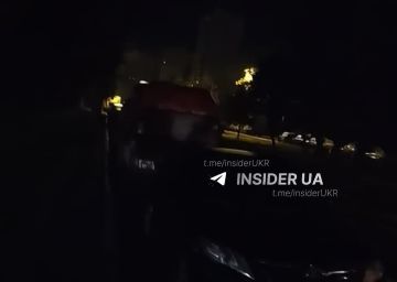 Ещё видео из Киева. Местные власти сообщают, что в Святошинском районе города возник пожар