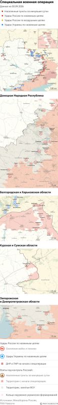 Карта спецоперации Вооруженных сил России на Украине на 30.09.2026